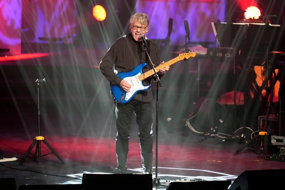 Steve Miller performs at the 51st annual Songwriters Hall of Fame induction and awards gala at...