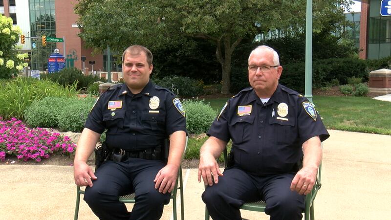 Cheif Jerry Klue and Lt. William Heilmeier with Akron Children's Hospital Police traveled to...