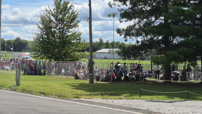 Students evacuated Mapleton Local School District Friday in Ashland County.