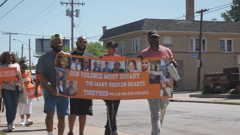 A Cleveland group walks the city streets to honors loved one gunned down and comfort the...