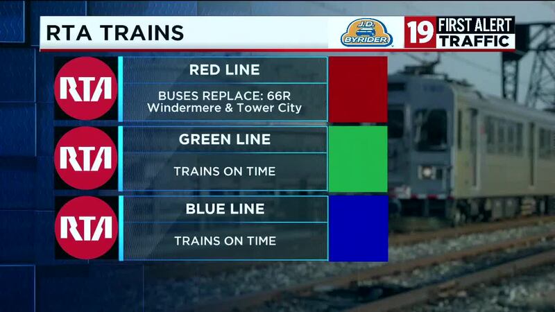 Cleveland Hopkins Rta Realignment RTA buses to replace trains on Red Line between Cudell neighborhood and ...