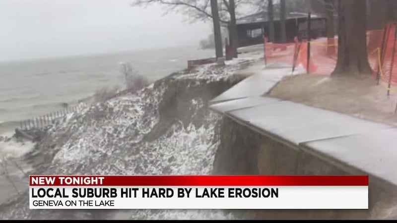 Geneva-on-the-Lake shoreline shrinking from fury of Lake Erie