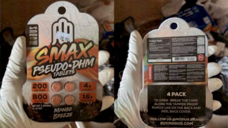 Smax tablets found at Stewart Hall at Ole Miss.