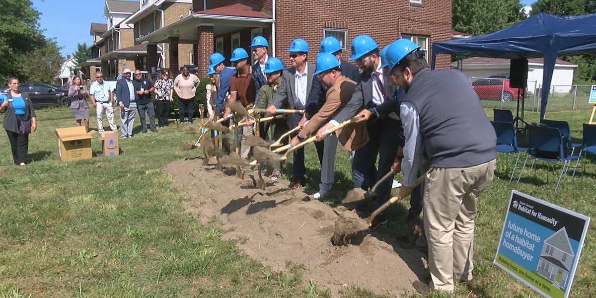 Greater Cleveland Habitat for Humanity breaks ground on its first modular two-story home in Lorain