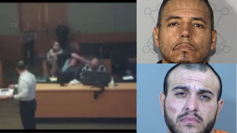 Alberto Ontiveros Sanchez, upper right, was arrested Wednesday after authorities said he...