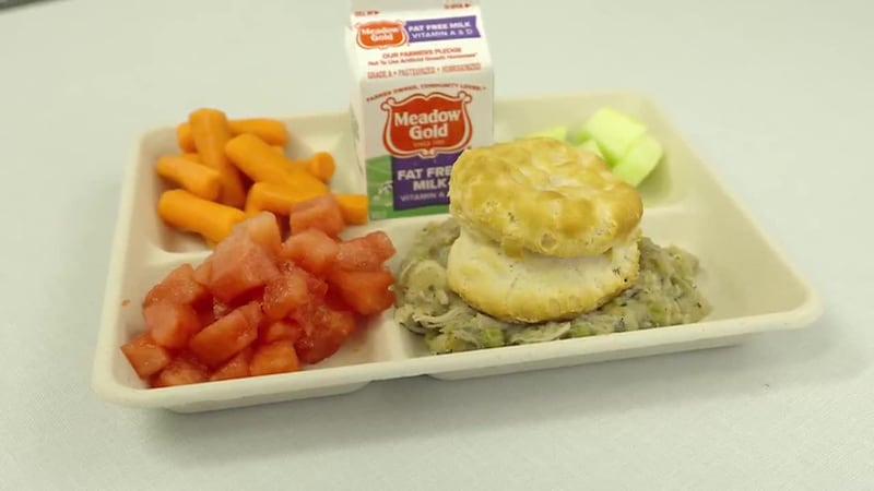 The Trump administration is pushing for "real food" in school lunches.