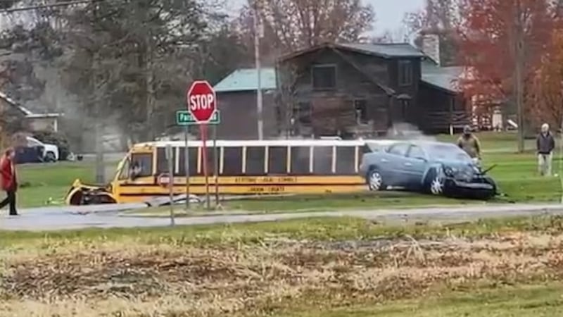 1 dead, 2 hurt in crash involving Keystone school bus (Source: Debbie Jarvis)
