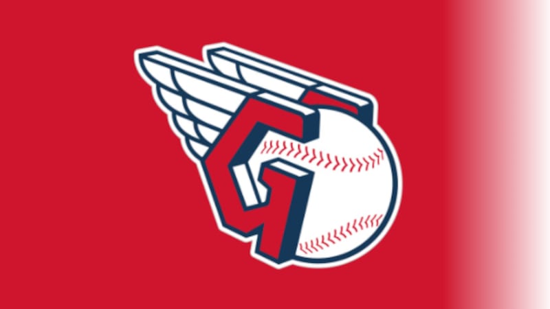 The Guardians fastball logo, inspired by the helmets worn by the Guardians of Traffic on the...