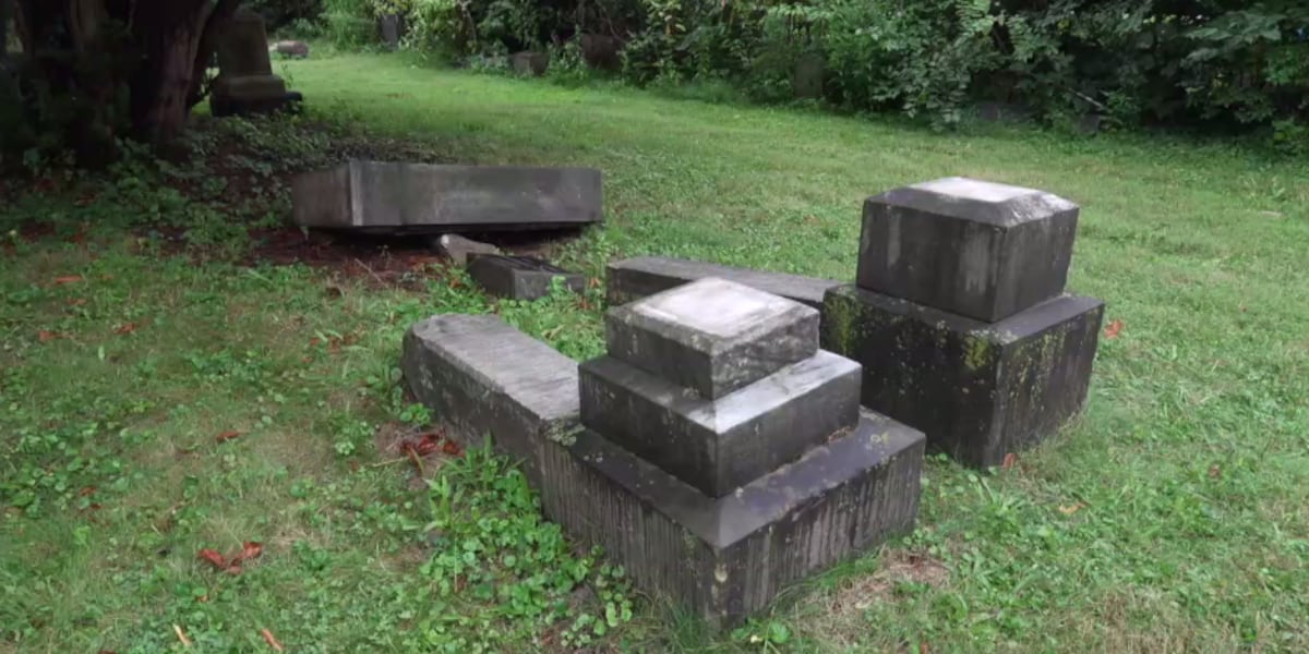 Monroe Street Cemetery Foundation in Cleveland raising money to restore vandalized headstones