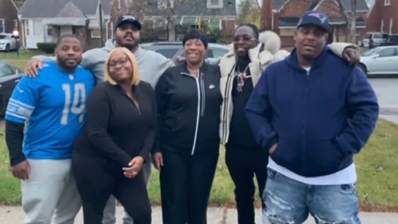 The family of Kimberly Moore (center) alleges a funeral home cremated her before her viewing...