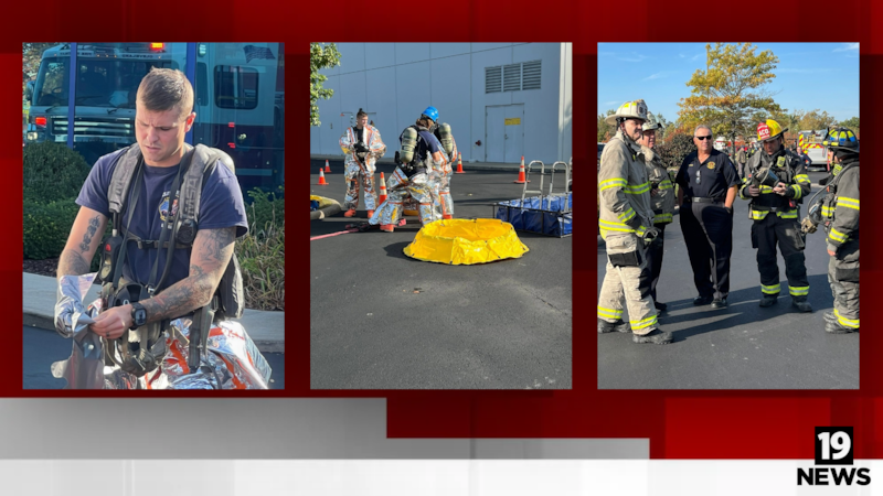 They reported that the emergency was an ammonia leak and said there’s no public hazard....