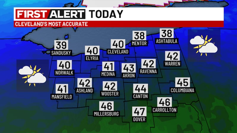 Colder near the lake.