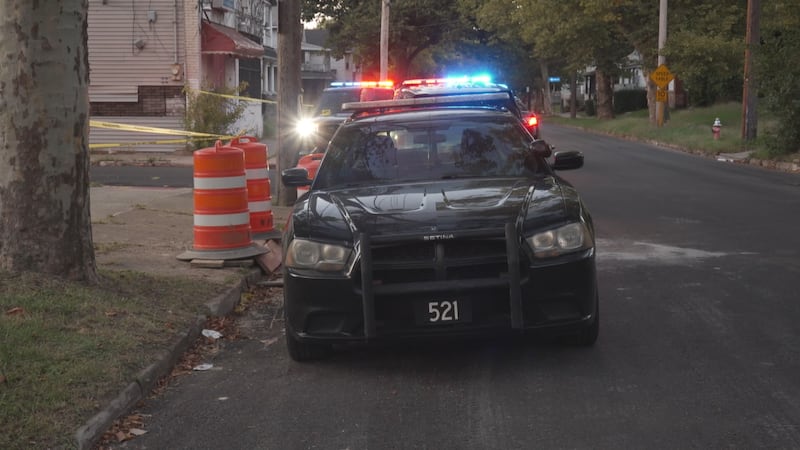 Two men hospitalized after shooting near East 68th Street in Cleveland.