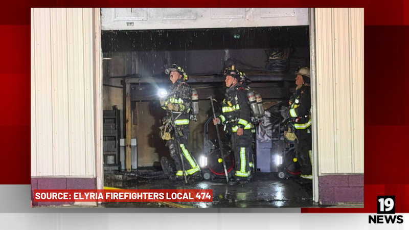 Elyria firefighters contain commercial building fire; no injuries reported, union says