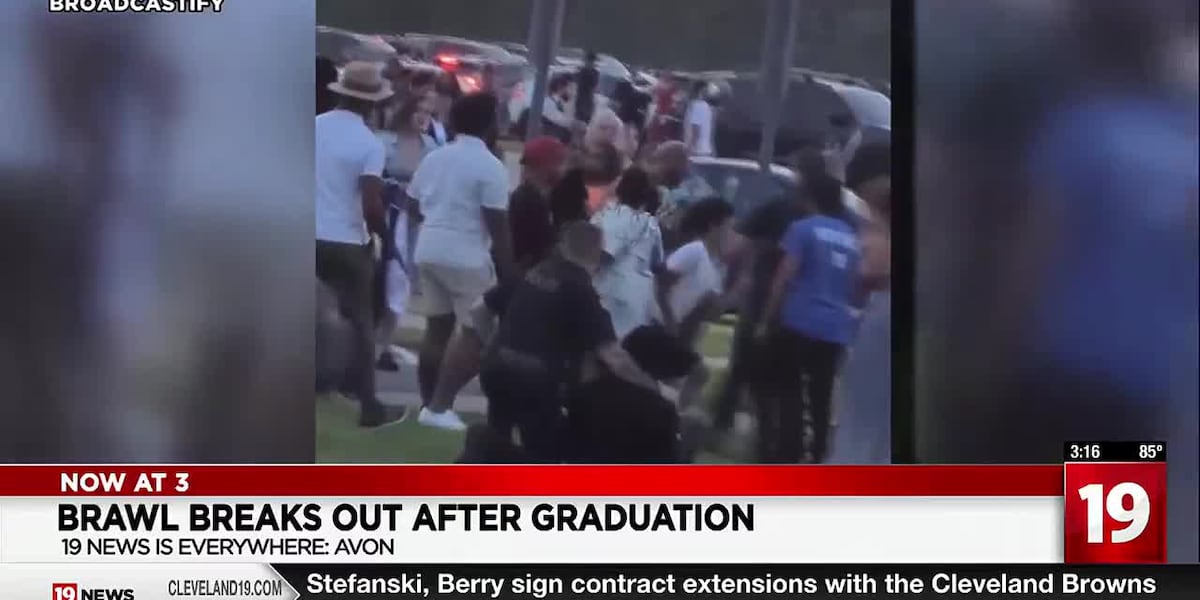 Fight During Graduation Fight breaks out at Crushers Stadium during high school commencement ...