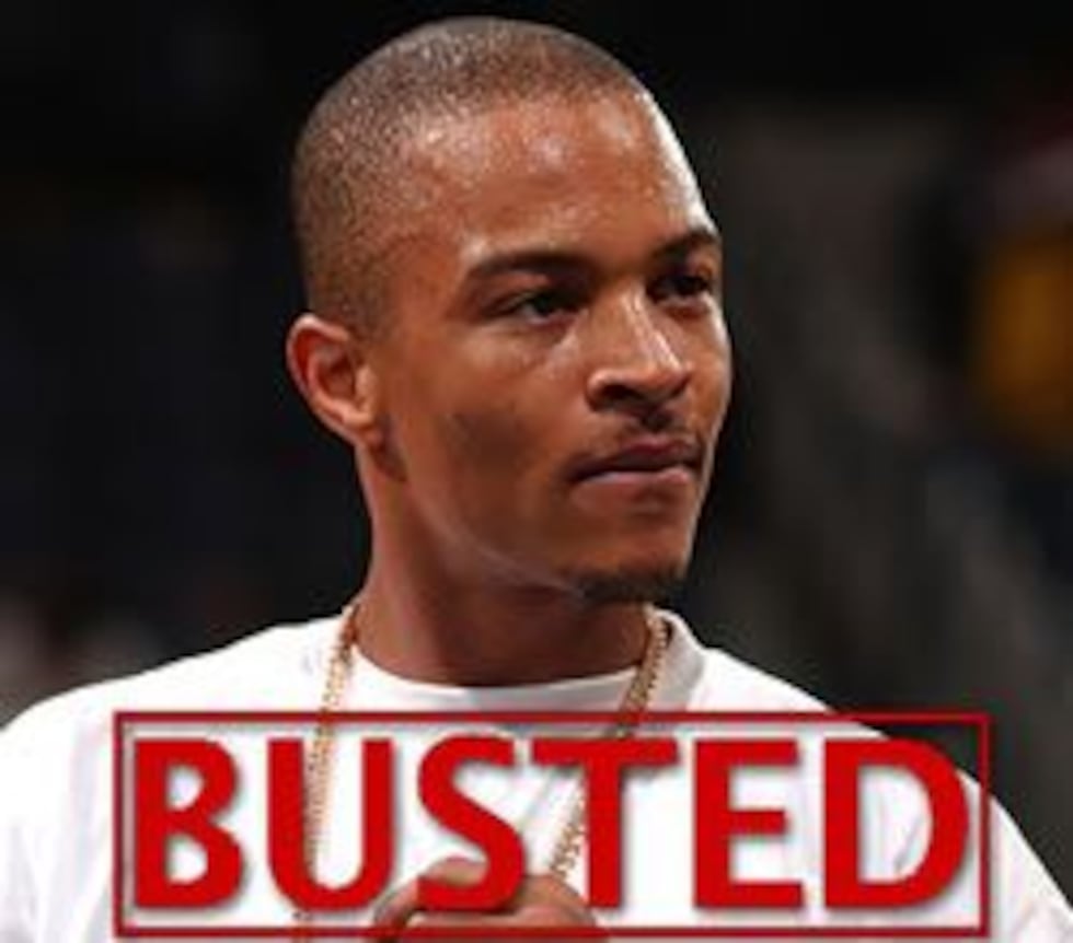 Ti Rapper Suspicious Rapper T.I. Arrested on Firearms Charges Just Hours Before BET Awards Show