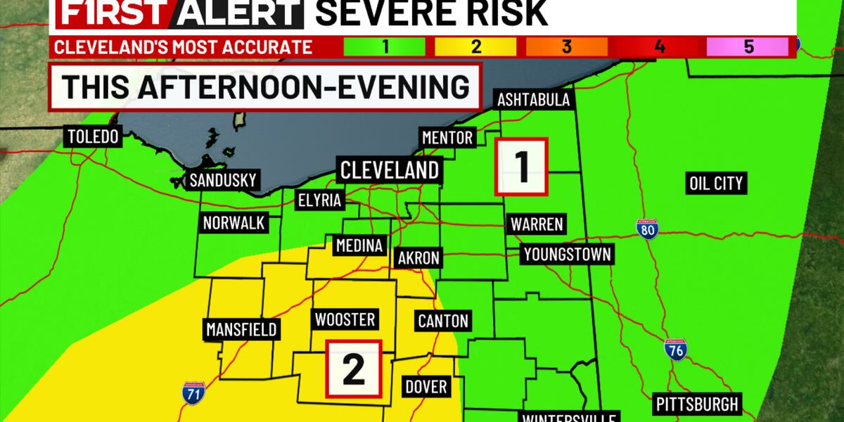 19 First Alert Weather Day: Potential for Severe Storms Early This ...