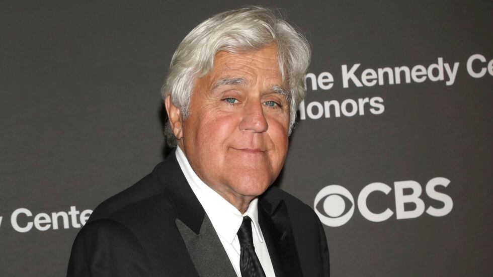 Jay Leno is ‘all black and blue’ after falling down a 60 foot hill at a Hampton Inn
