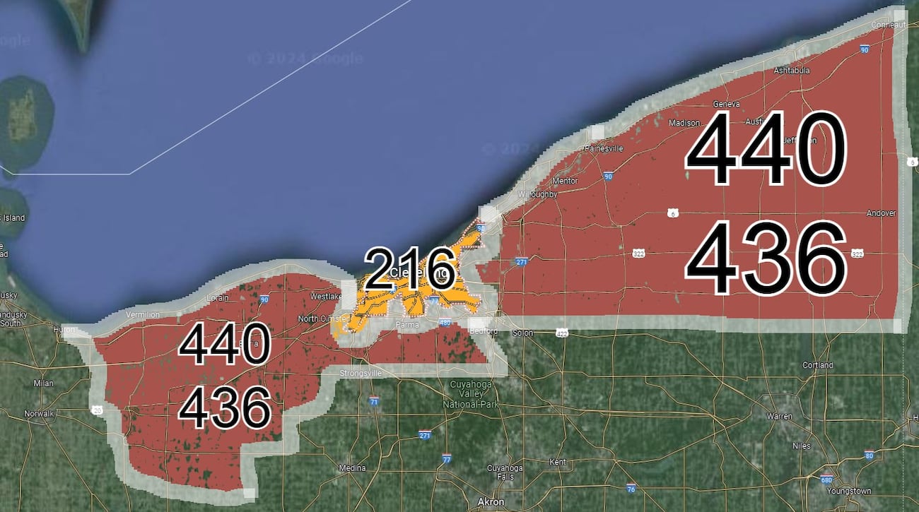 New area code for Northeast Ohio starts today: Who will have 436?