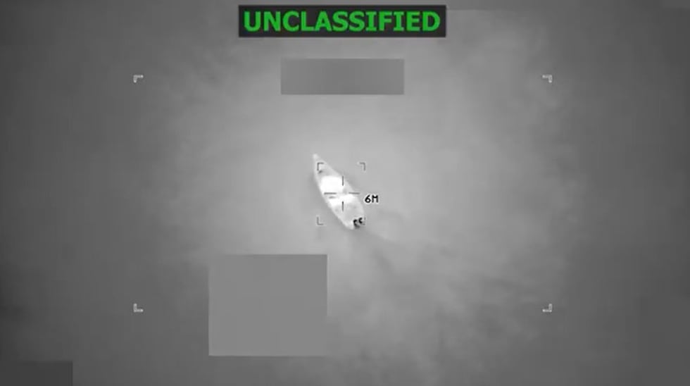 Defense Secretary Pete Hegseth says another U.S. strike in the Caribbean targeted an alleged...