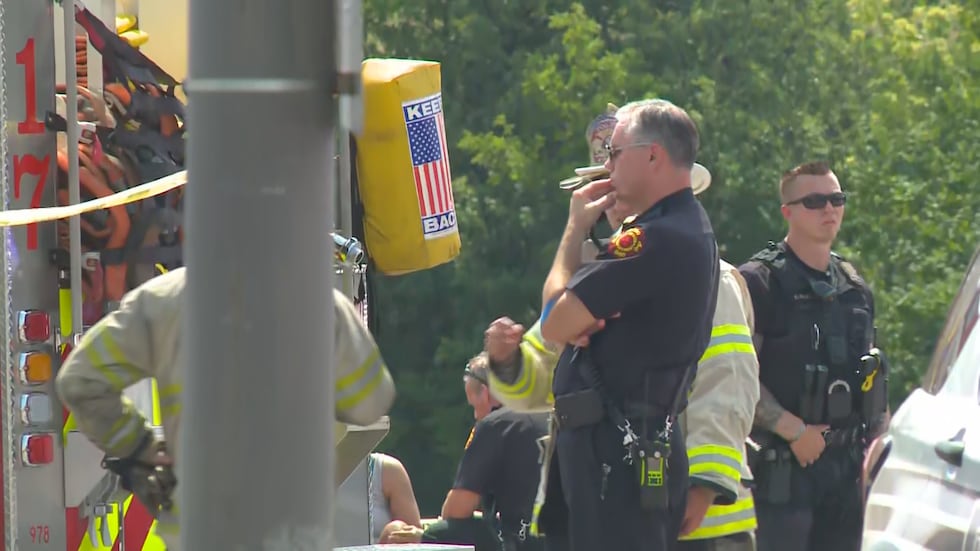Toledo Police, Toledo Fire and Rescue and HAZMAT crews respond to Phillips and Detroit in an...