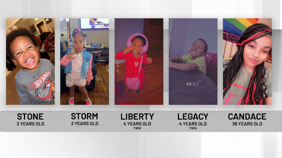 Pictured left to right: Stone "Stoner" Coleman, Storm "Butterfly" Coleman, Liberty "Peach"...