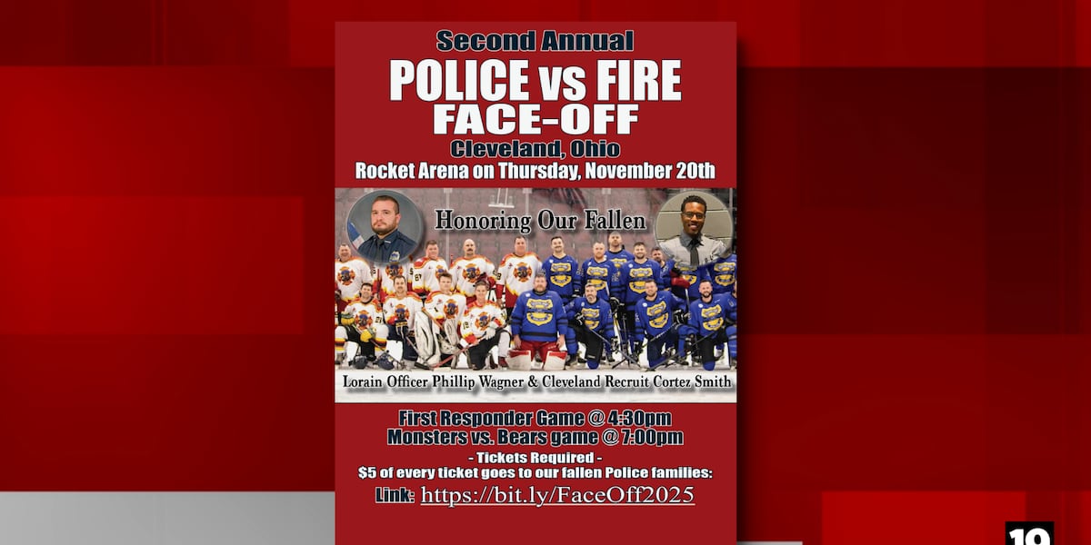 Charity hockey game to benefit families of fallen officers Charity hockey game to benefit families of fallen officers