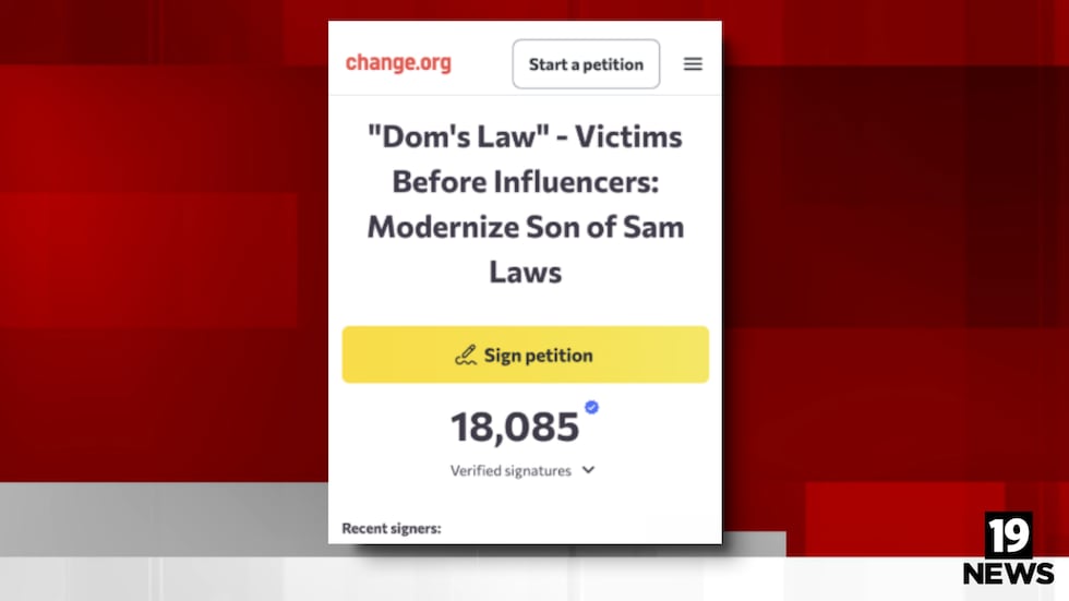 Ohio family pushes ‘Dom’s Law’ to block convicted violent offenders ...