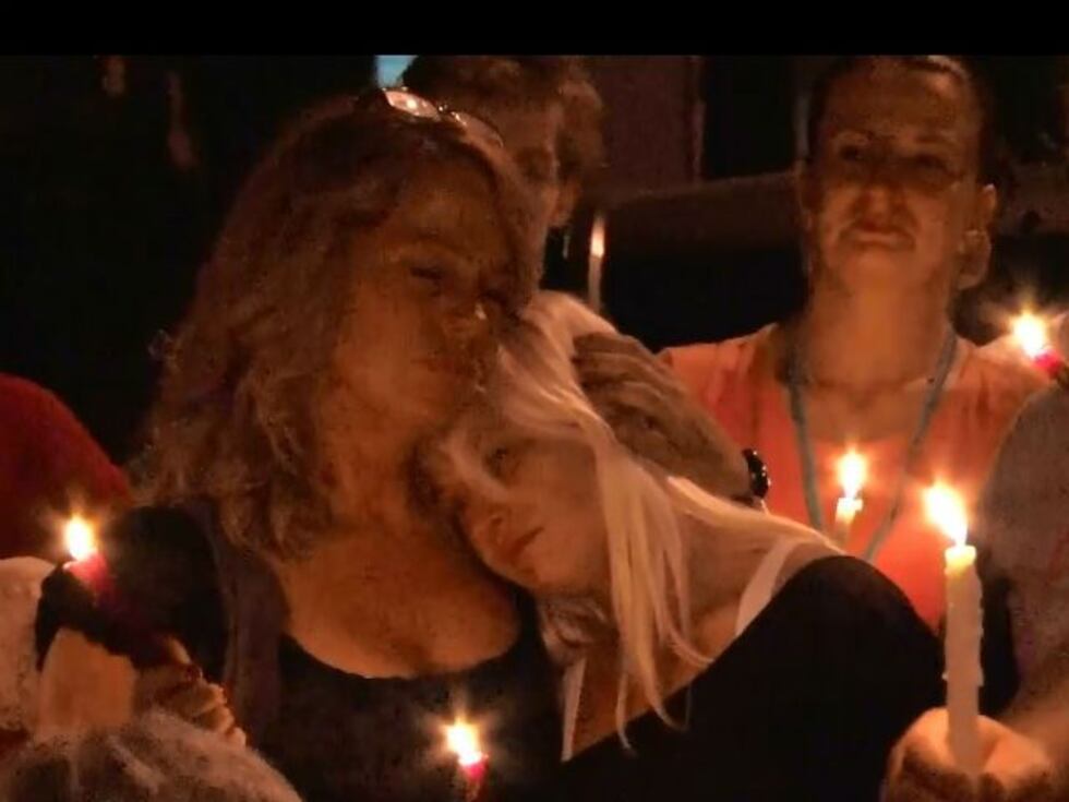 Friends and family mourned Malorie at a vigil. (Source: WOIO)