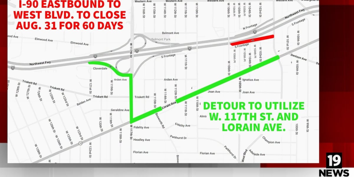 National R Ramp Logo More I-90 ramp closures coming to Cleveland’s West Side: Here’s what to ...