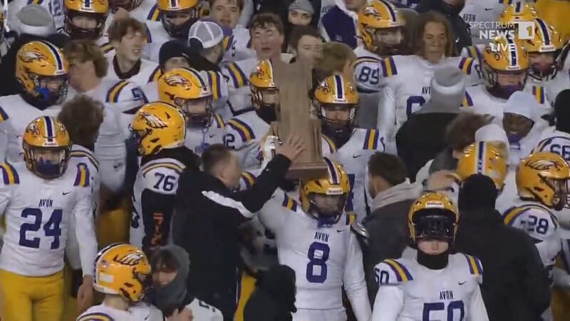 The Avon Eagles are still celebrating after the football team took home the Division II State...