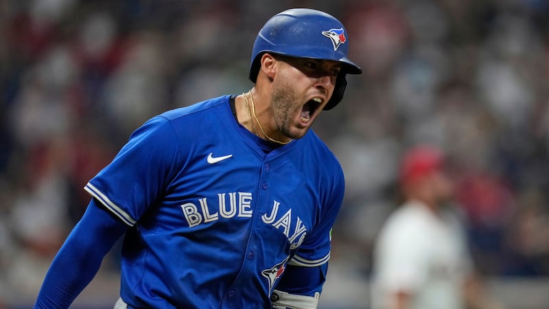 George Springer's 8th-inning grand slam breaks game open, Blue Jays beat Guardians 10-6