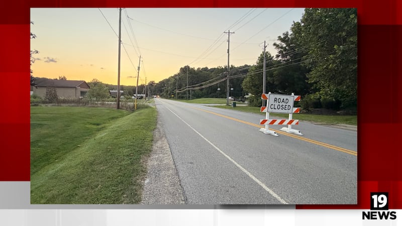 Akron Peninsula Road closed after water main break, Akron Water Department says