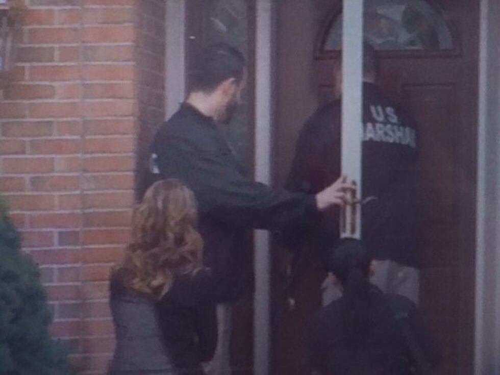 U.S. Marshals enter Dimora's Independence home (Source: WOIO)