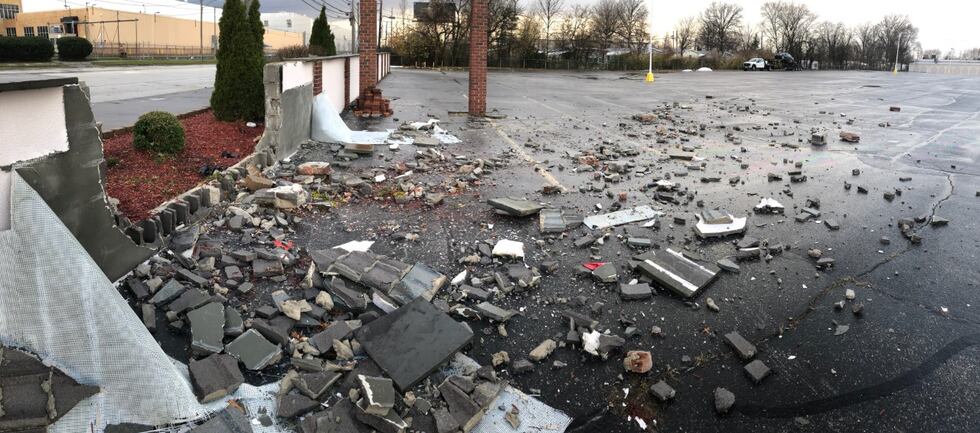 Damages from the crash