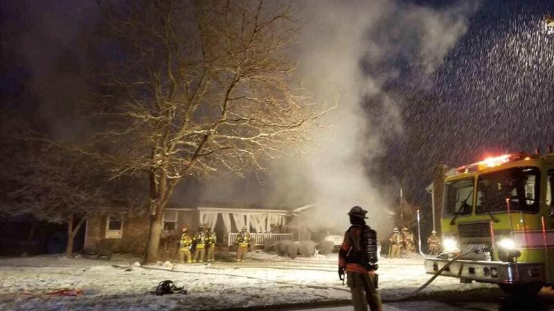 Uniontown firefighters used a tanker truck to put out flames at a fire over the weekend....
