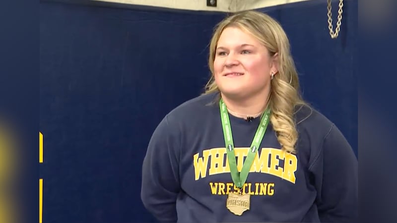 Savannah Issac is a four-time state champion in girls' wrestling.