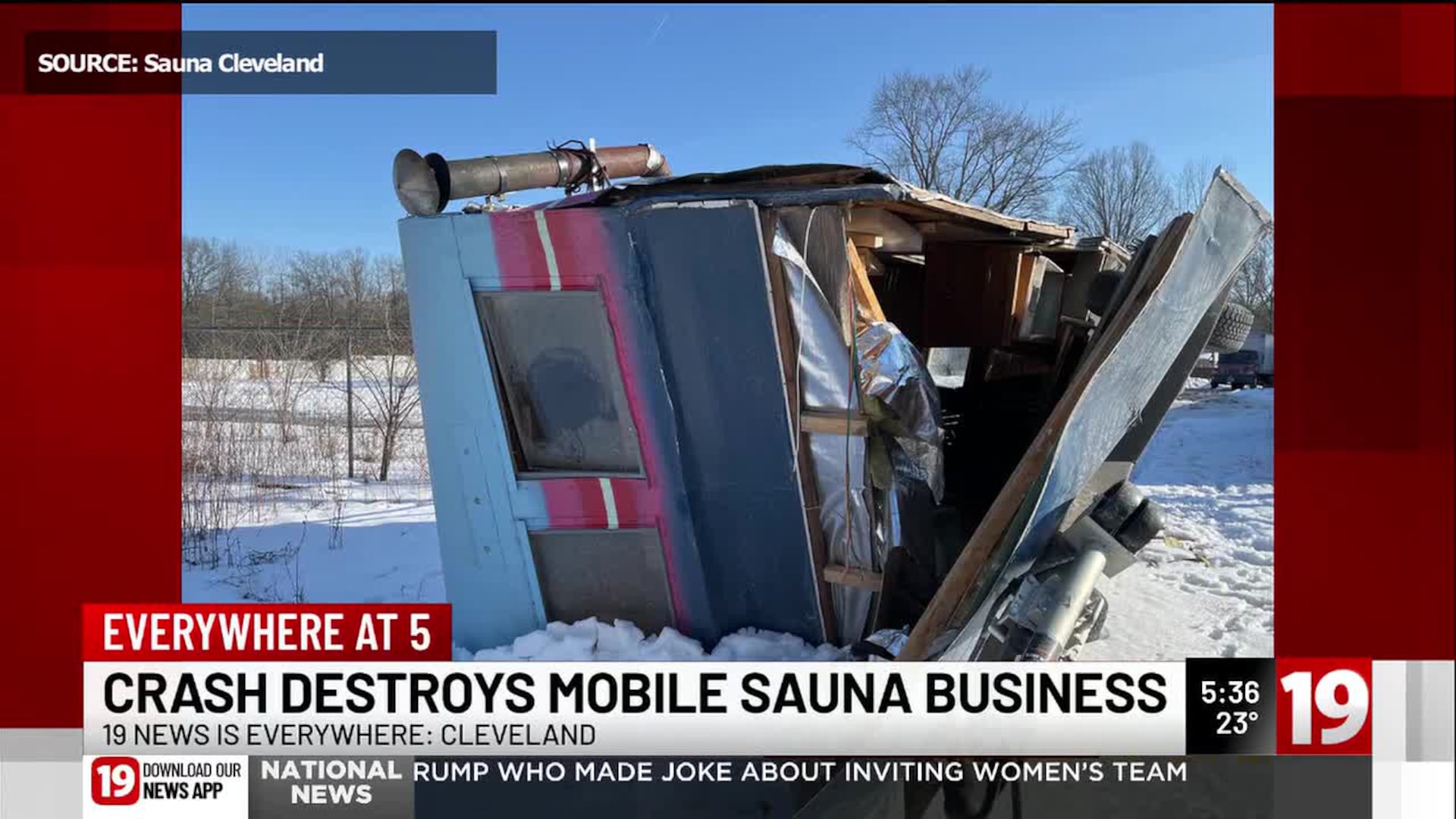 ‘Sauna Cleveland’ destroyed in crash, owner vows to reopen