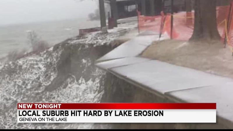Geneva-on-the-Lake shoreline shrinking from fury of Lake Erie