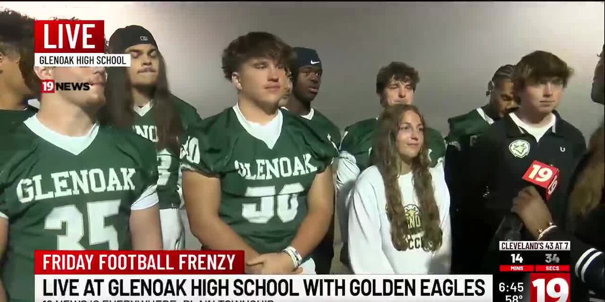 Week 6 of Friday Football Frenzy at GlenOak High School!