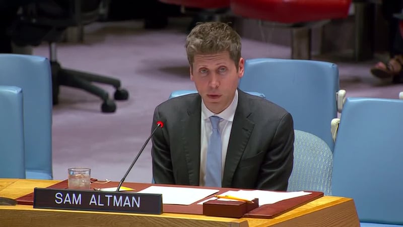 FILE - OpenAI’s CEO Sam Altman said on social media that there is an “extensive and ongoing...
