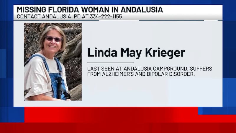 Florida woman missing from Andalusia