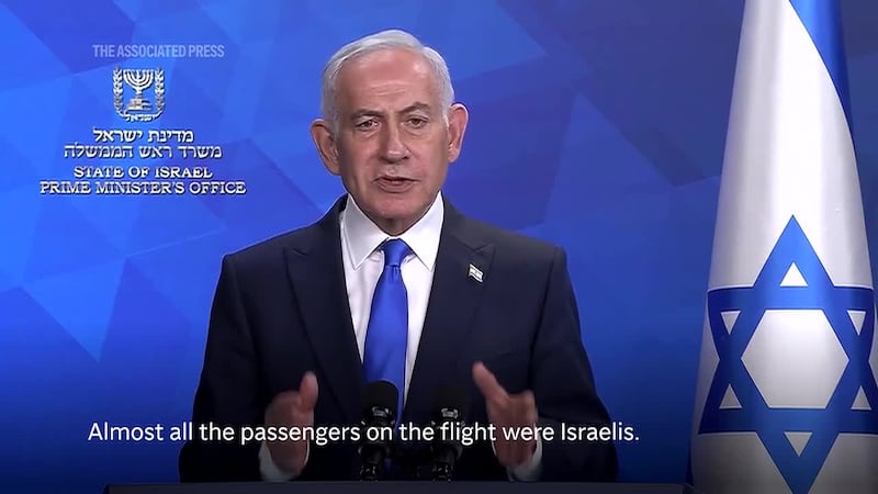 The FlyDubai flight to Israel issued an emergency alert and abruptly descended thousands of...