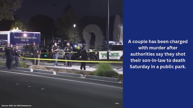 A couple has been charged with murder after authorities say they shot their son-in-law to...