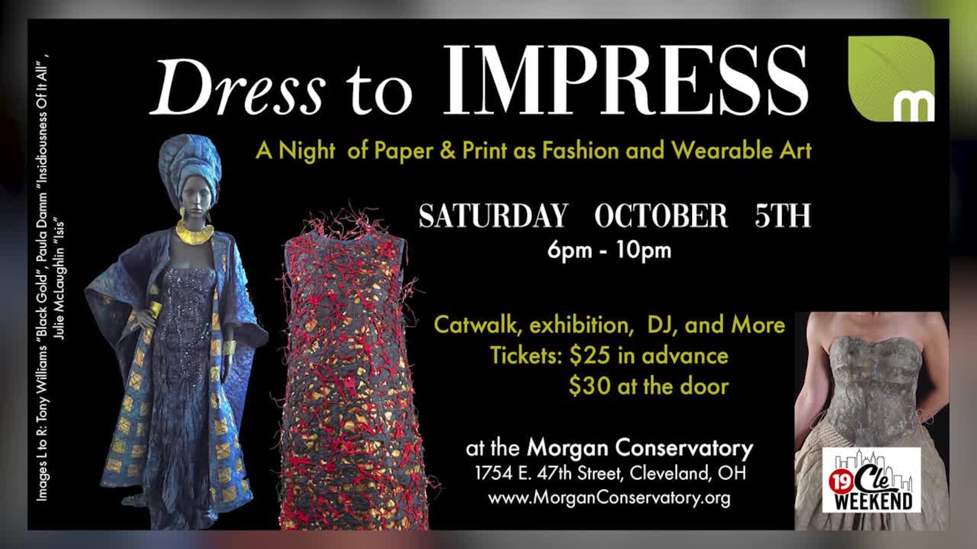 Dress to Impress: Paper Fashion Show at the Morgan Conservatory Dress to Impress: Paper Fashion Show at the Morgan Conservatory