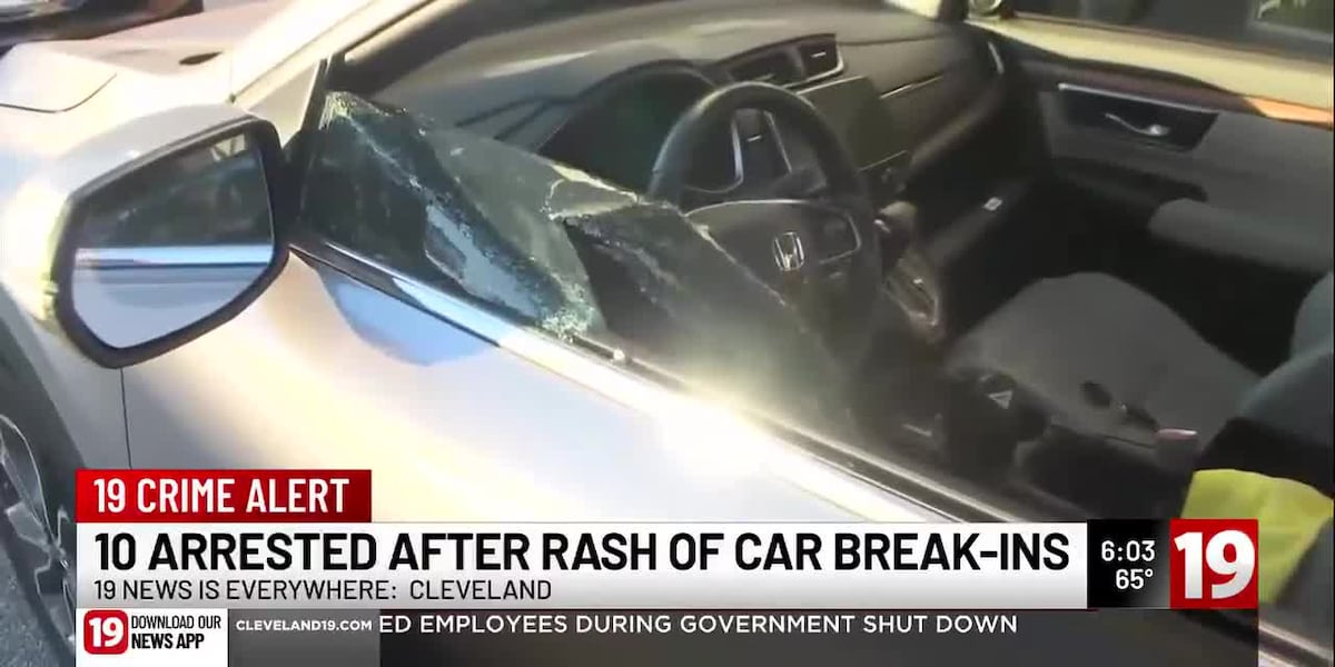 9 teens, 12-year-old arrested for string of vehicle break-ins across downtown Cleveland, Tremont, Ohio City, Little Italy