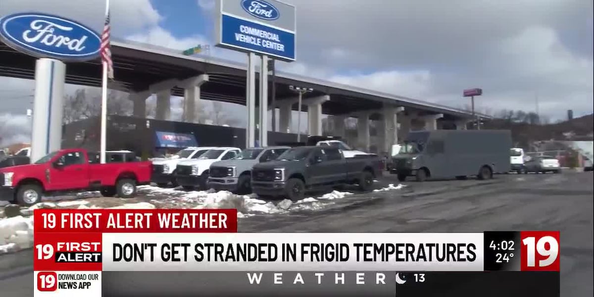 Stranded Frigid 19 First Alert: Don't get stranded in frigid temps